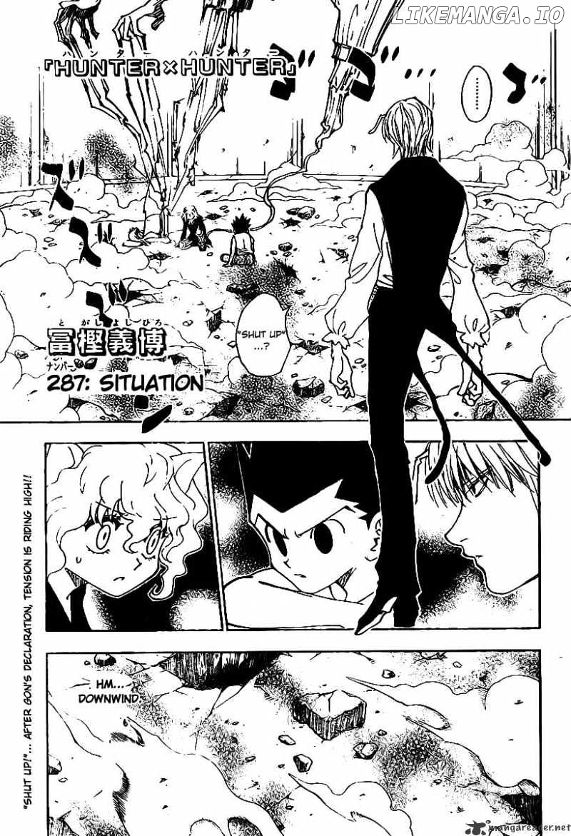 Hunter x Hunter, Chapter 287 image 01